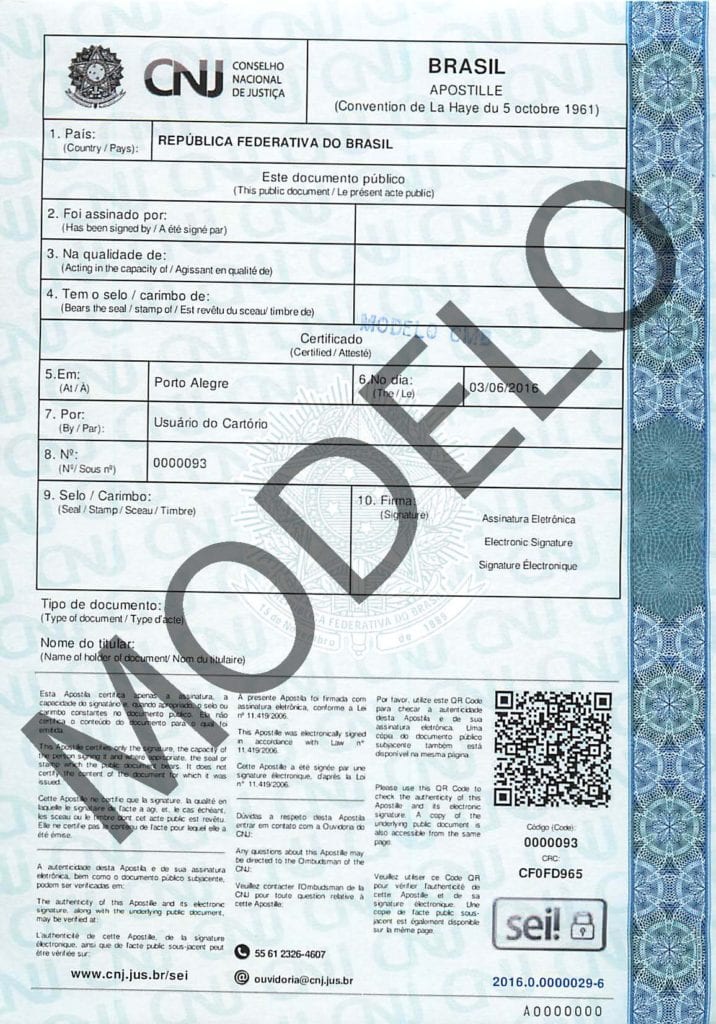 Os cartórios podem fazer o apostilamento de certidão?